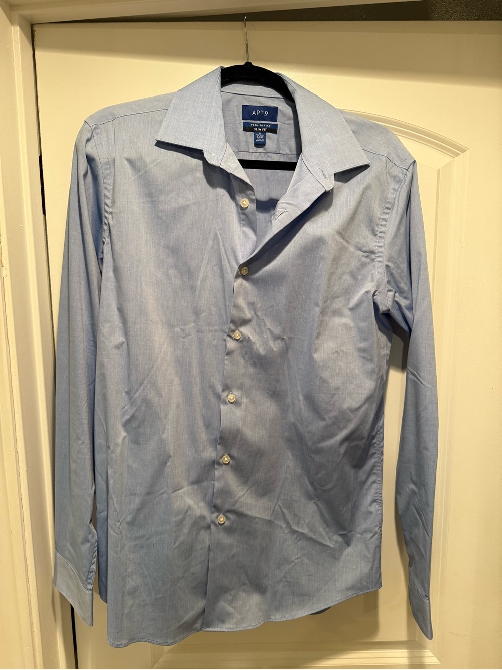 Apt. 9 Men's Sky Blue Long-Sleeve Dress Shirt